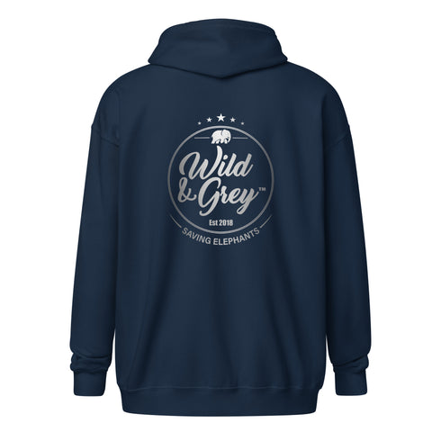 Elephant Stars - Full Zip Womens Hoodie